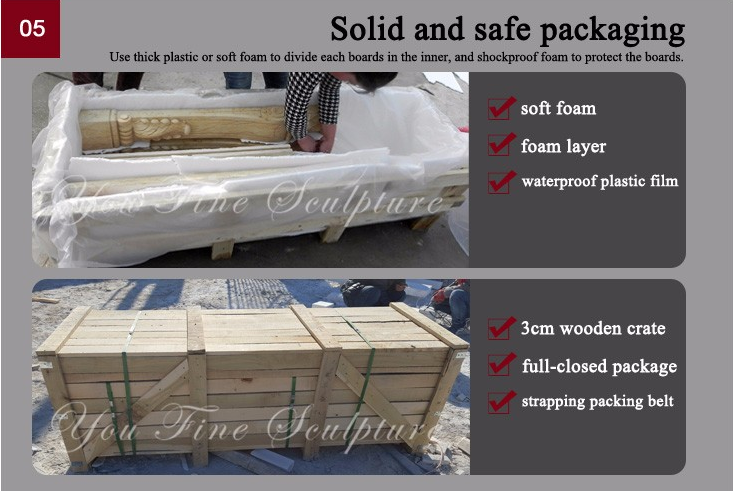 solid and safe packing of fireplace